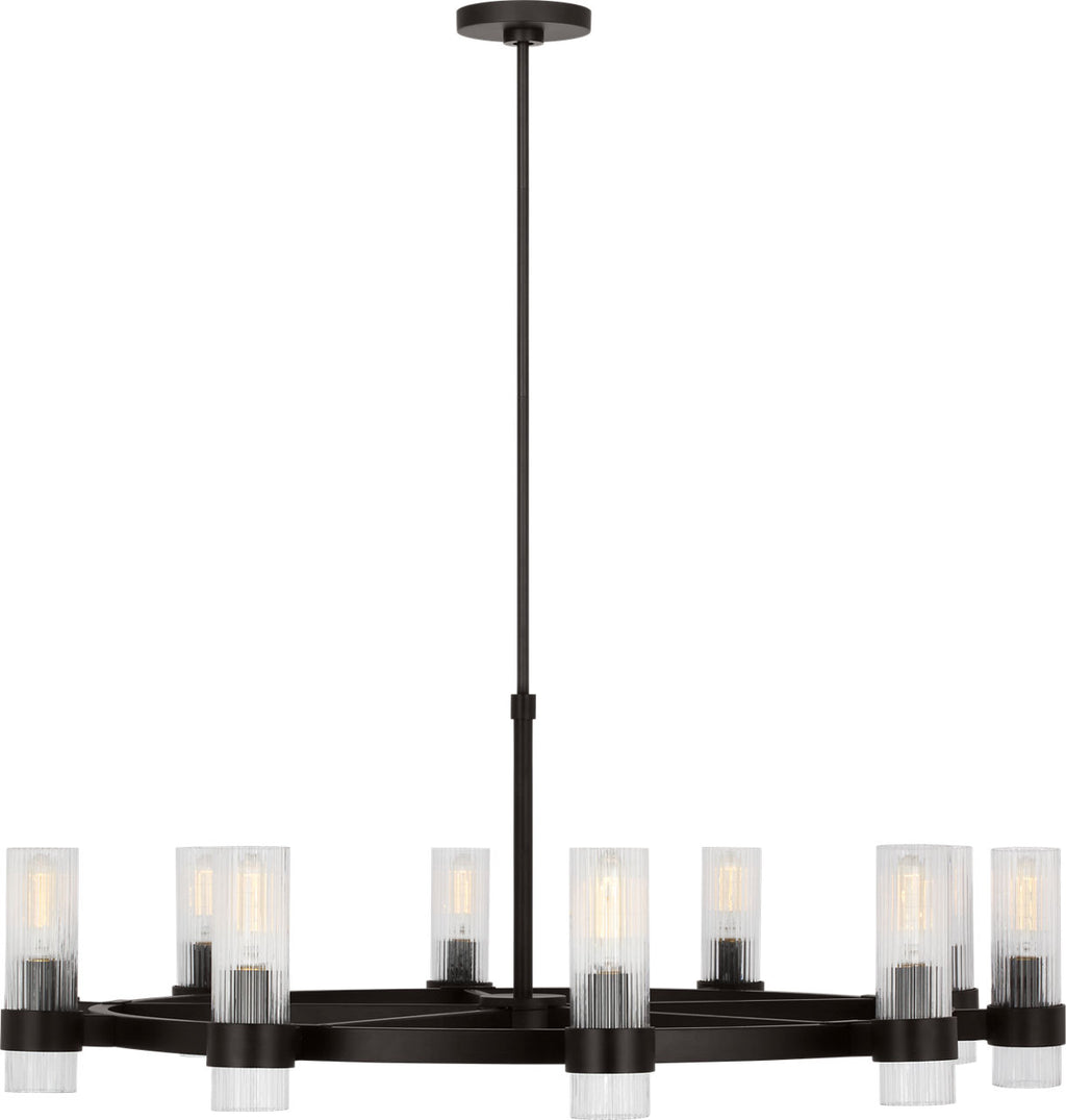 Geneva Large Chandelier Aged Iron