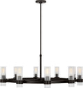 Geneva Large Chandelier Aged Iron