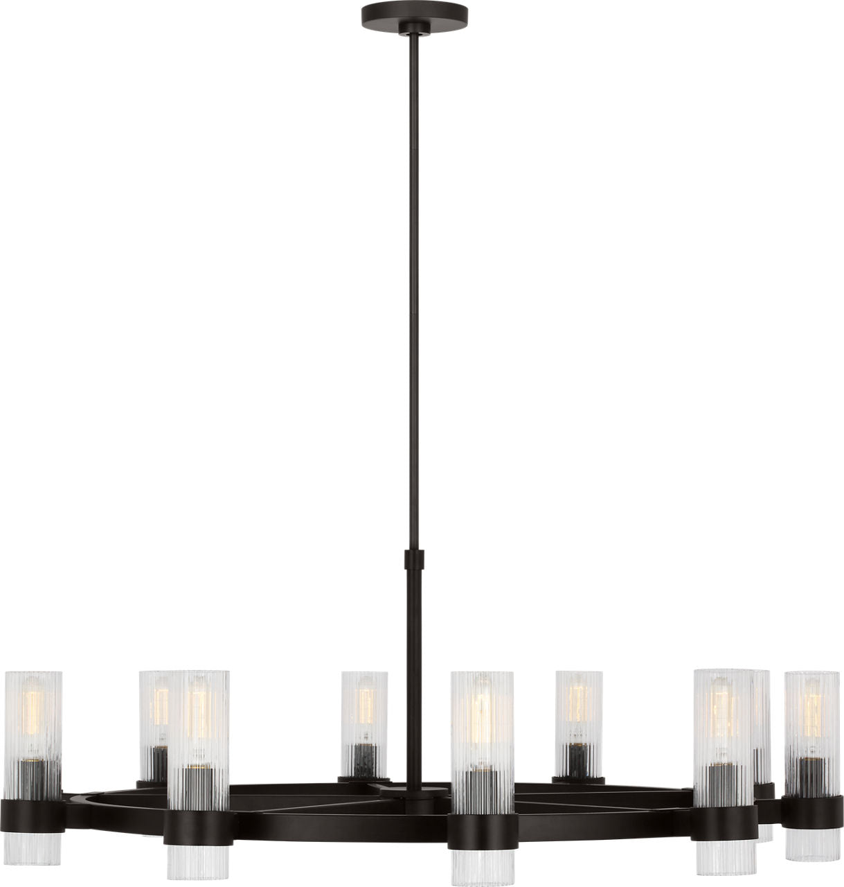 Geneva Large Chandelier Aged Iron