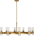 Geneva Large Chandelier Burnished Brass