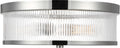 Geneva Medium Flush Mount | Polished Nickel