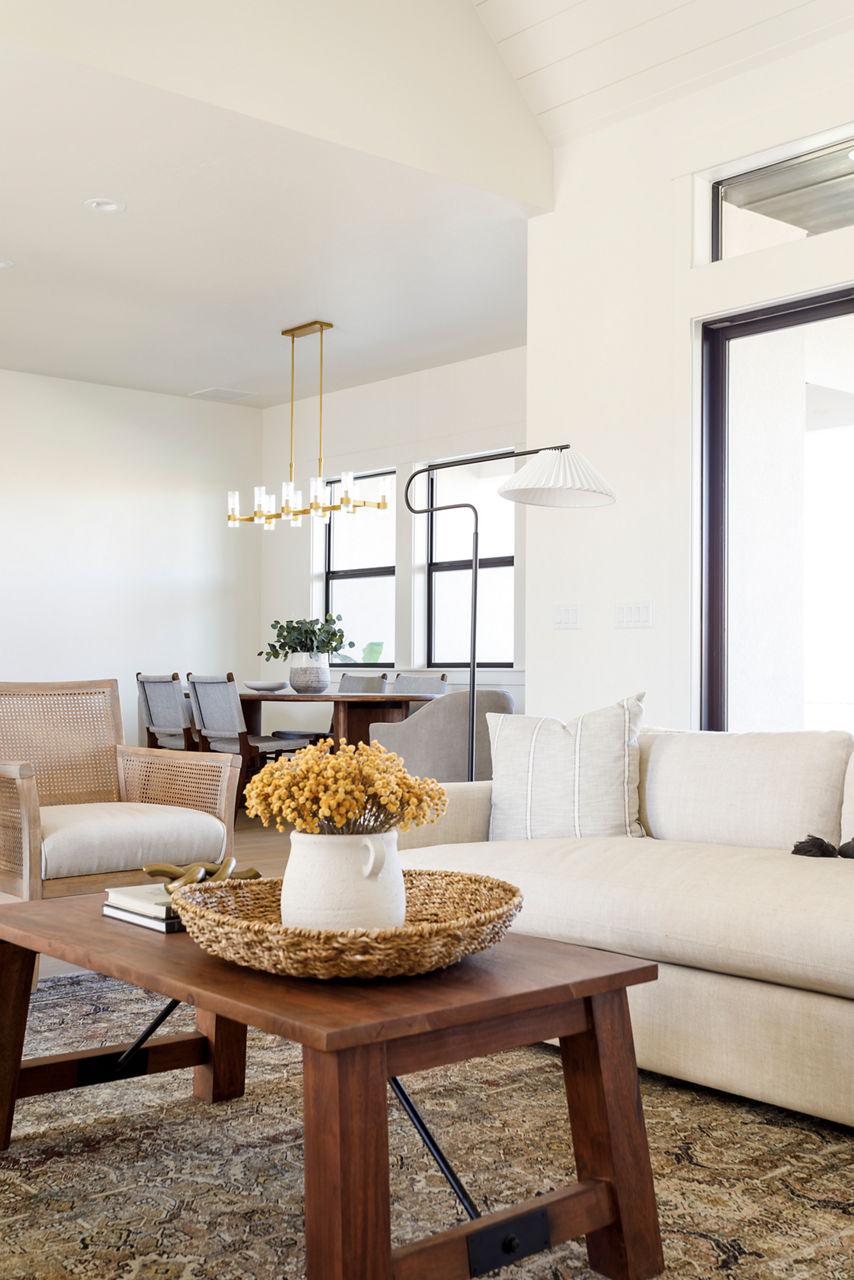 Geneva Large Linear Chandelier | Burnished Brass