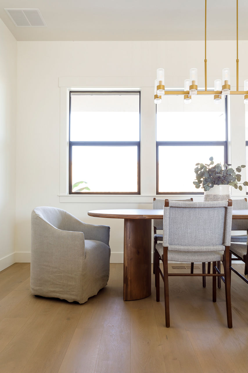 Geneva Large Linear Chandelier | Burnished Brass