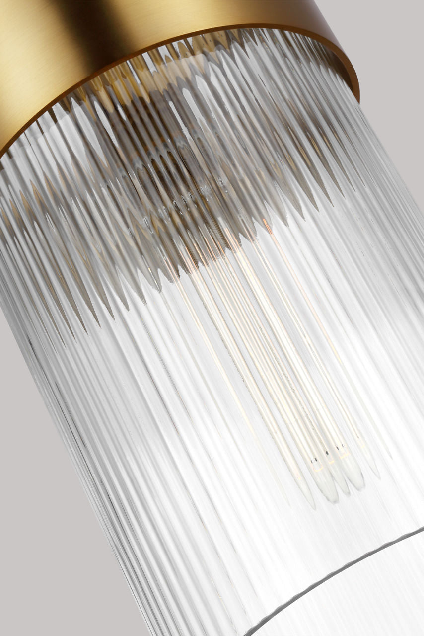 Geneva Large Pendant | Burnished Brass