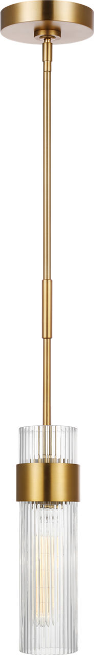 Geneva Medium Pendant | Burnished Brass
