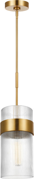 Geneva Large Pendant | Burnished Brass