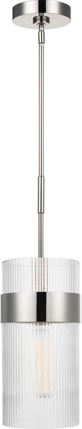 Geneva Large Pendant | Polished Nickel