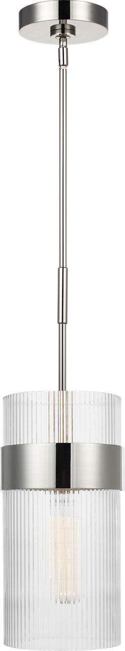 Geneva Large Pendant | Polished Nickel