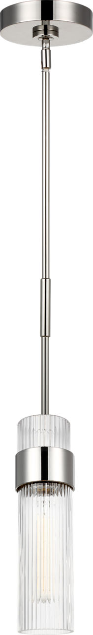 Geneva Medium Pendant | Polished Nickel