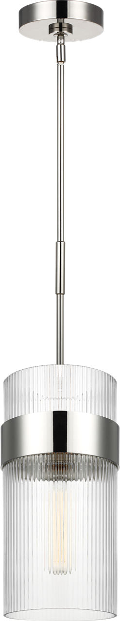Geneva Large Pendant | Polished Nickel
