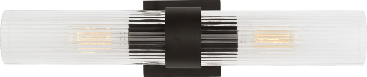 Geneva Linear Sconce | Aged Iron
