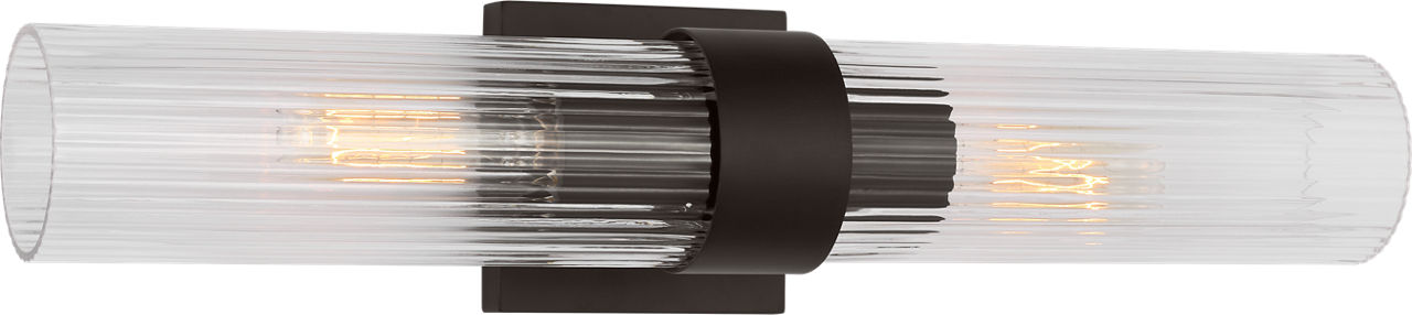 Geneva Linear Sconce | Aged Iron