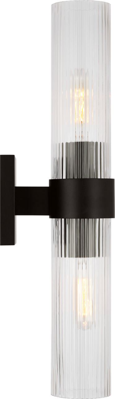 Geneva Linear Sconce | Aged Iron