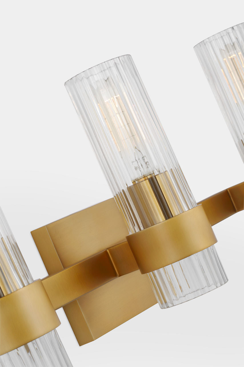Geneva 3 - Light Vanity | Burnished Brass