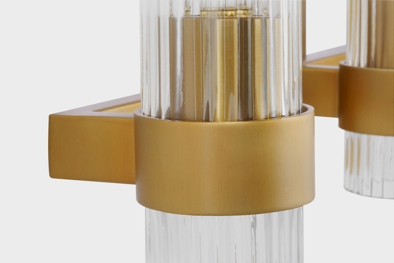 Geneva 3 - Light Vanity | Burnished Brass