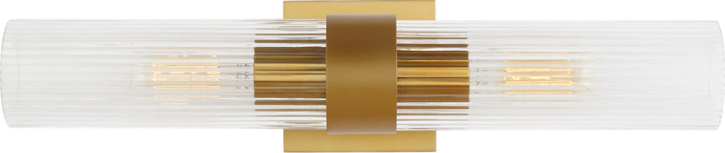 Geneva Linear Sconce | Burnished Brass