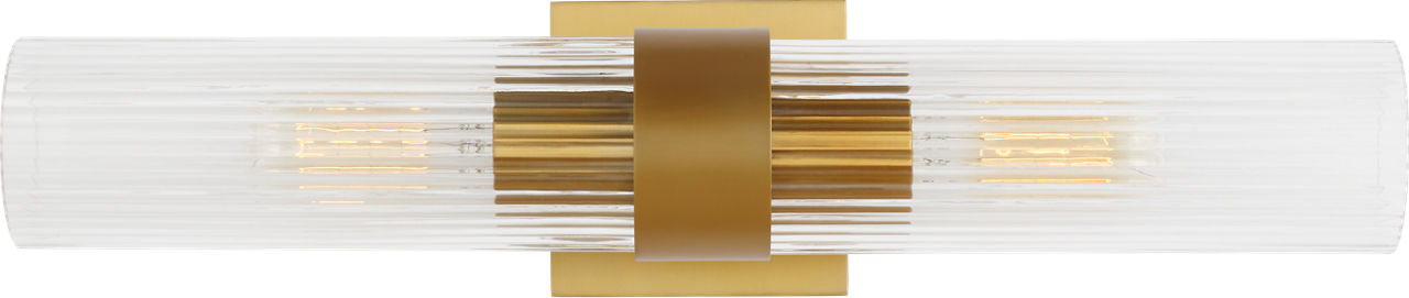 Geneva Linear Sconce | Burnished Brass