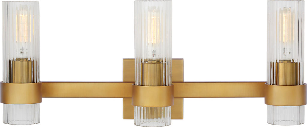 Geneva 3 - Light Vanity | Burnished Brass