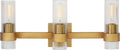 Geneva 3 - Light Vanity | Burnished Brass