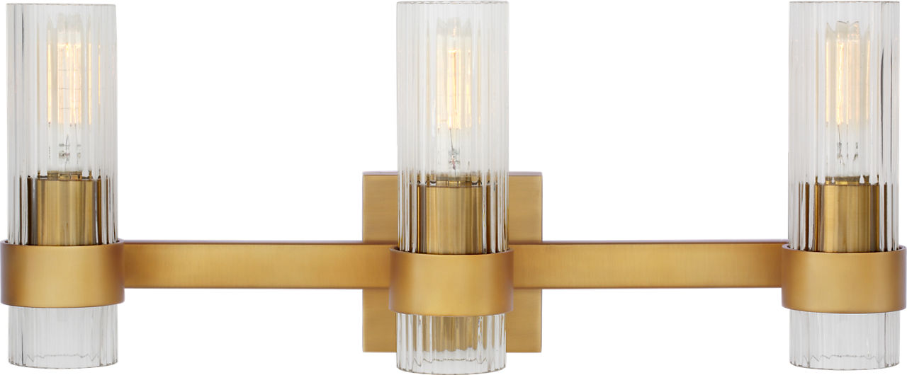 Geneva 3 - Light Vanity | Burnished Brass