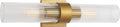 Geneva Linear Sconce | Burnished Brass