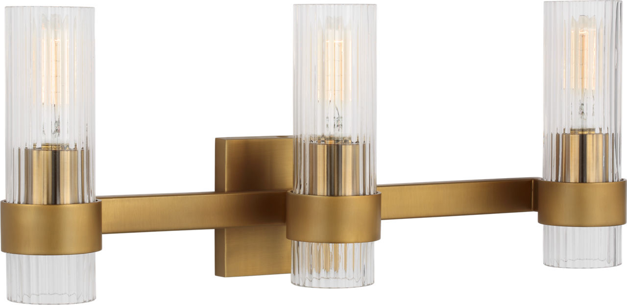 Geneva 3 - Light Vanity | Burnished Brass