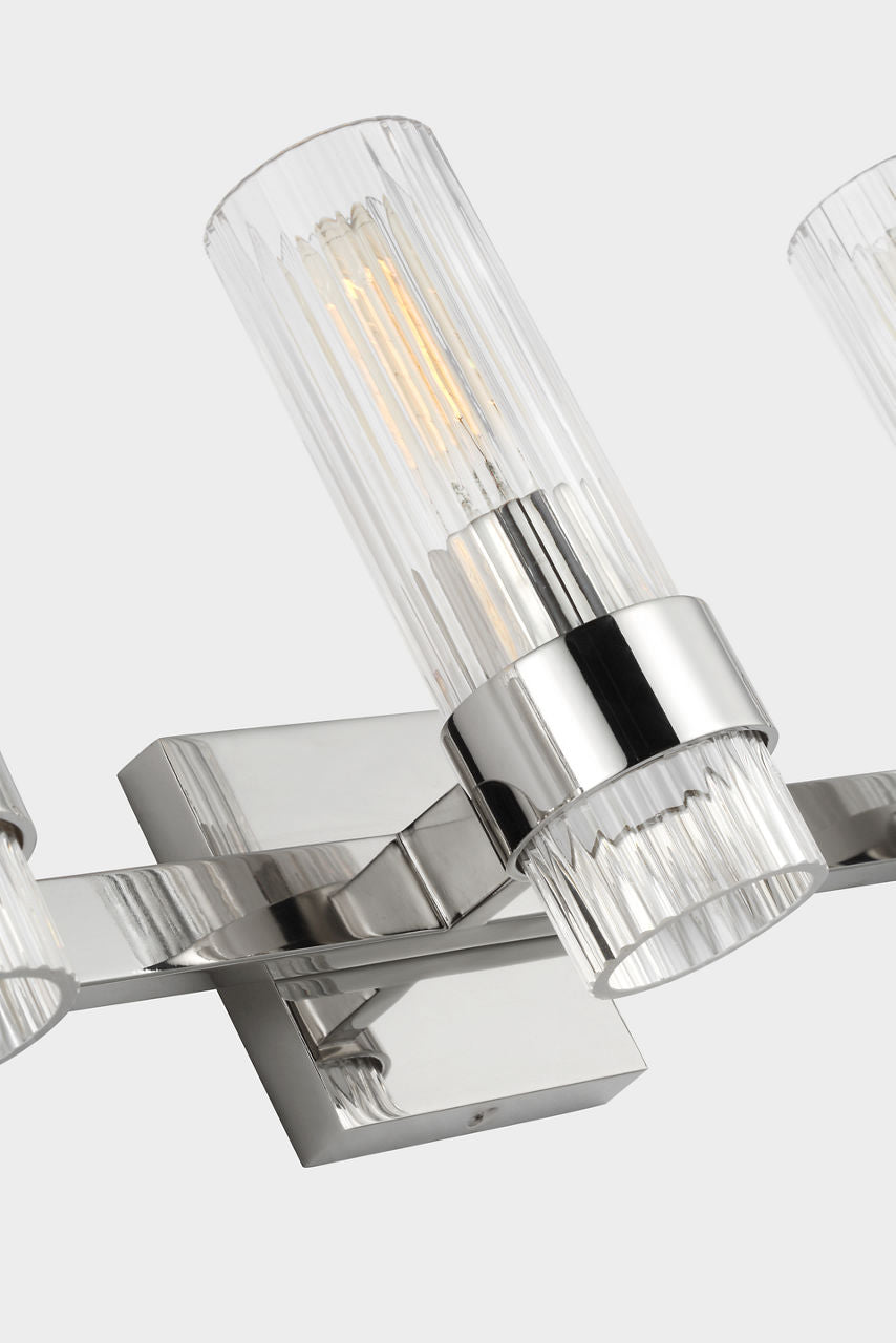 Geneva 3 - Light Vanity | Polished Nickel
