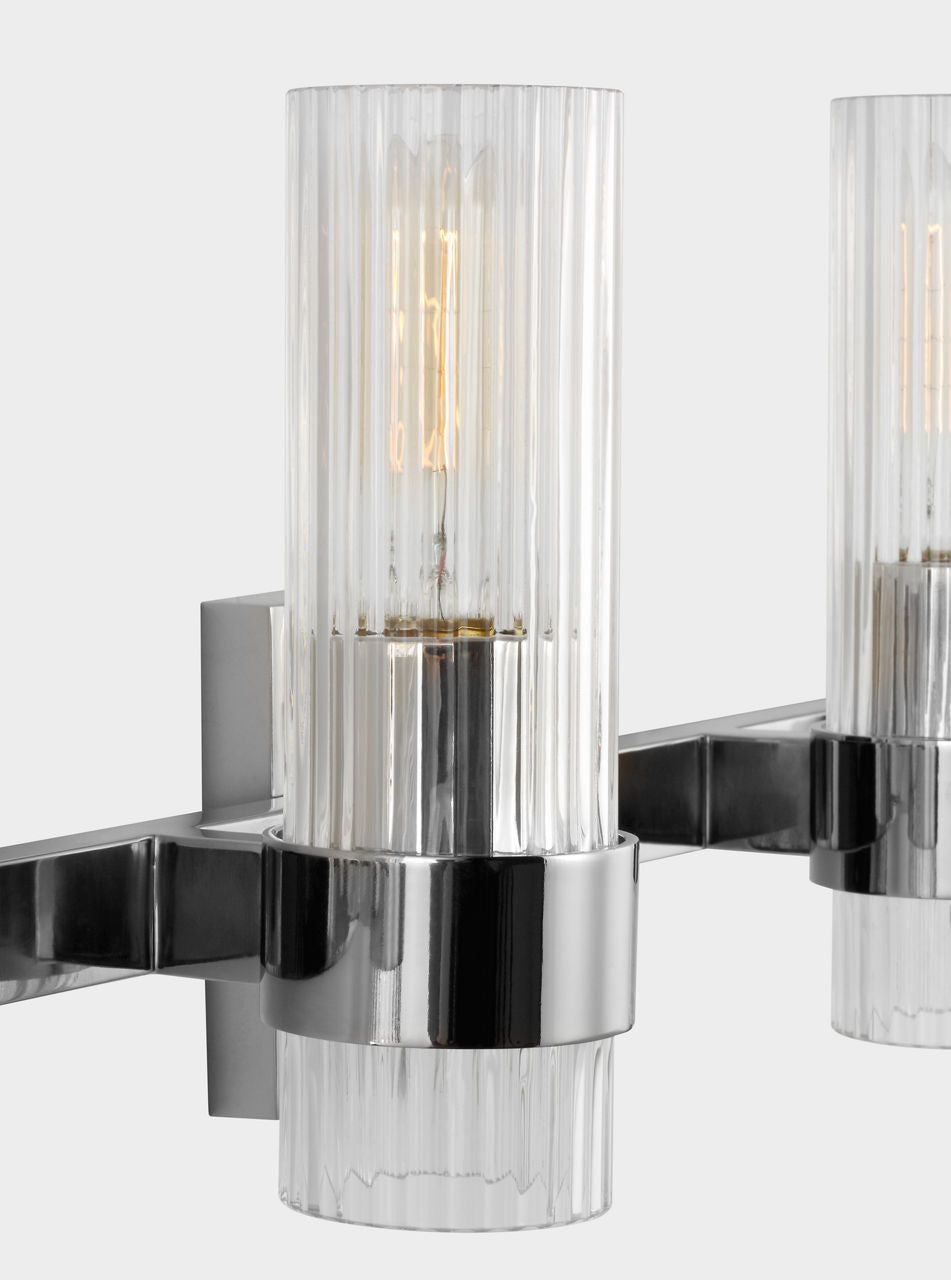Geneva 4 - Light Vanity | Polished Nickel