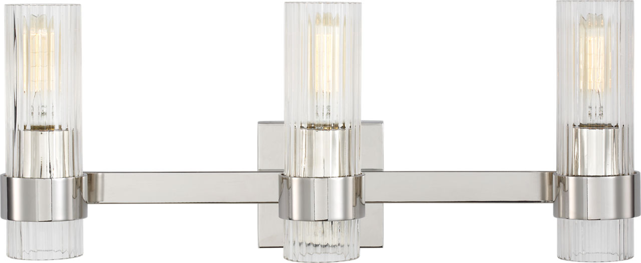 Geneva 3 - Light Vanity | Polished Nickel