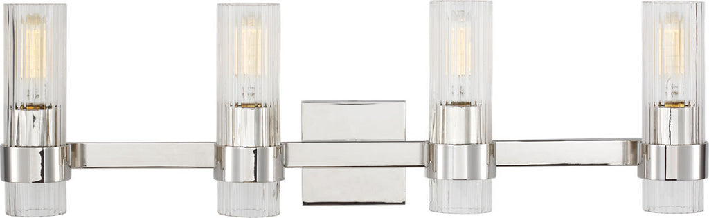 Geneva 4 - Light Vanity | Polished Nickel