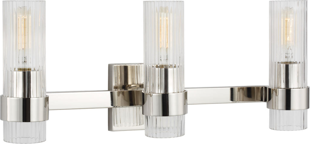 Geneva 3 - Light Vanity | Polished Nickel