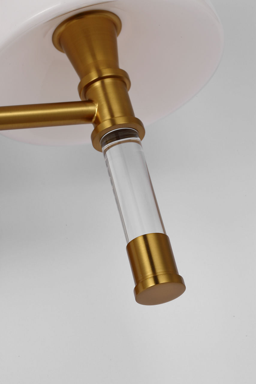 Hanover 2 - Light Vanity Burnished Brass