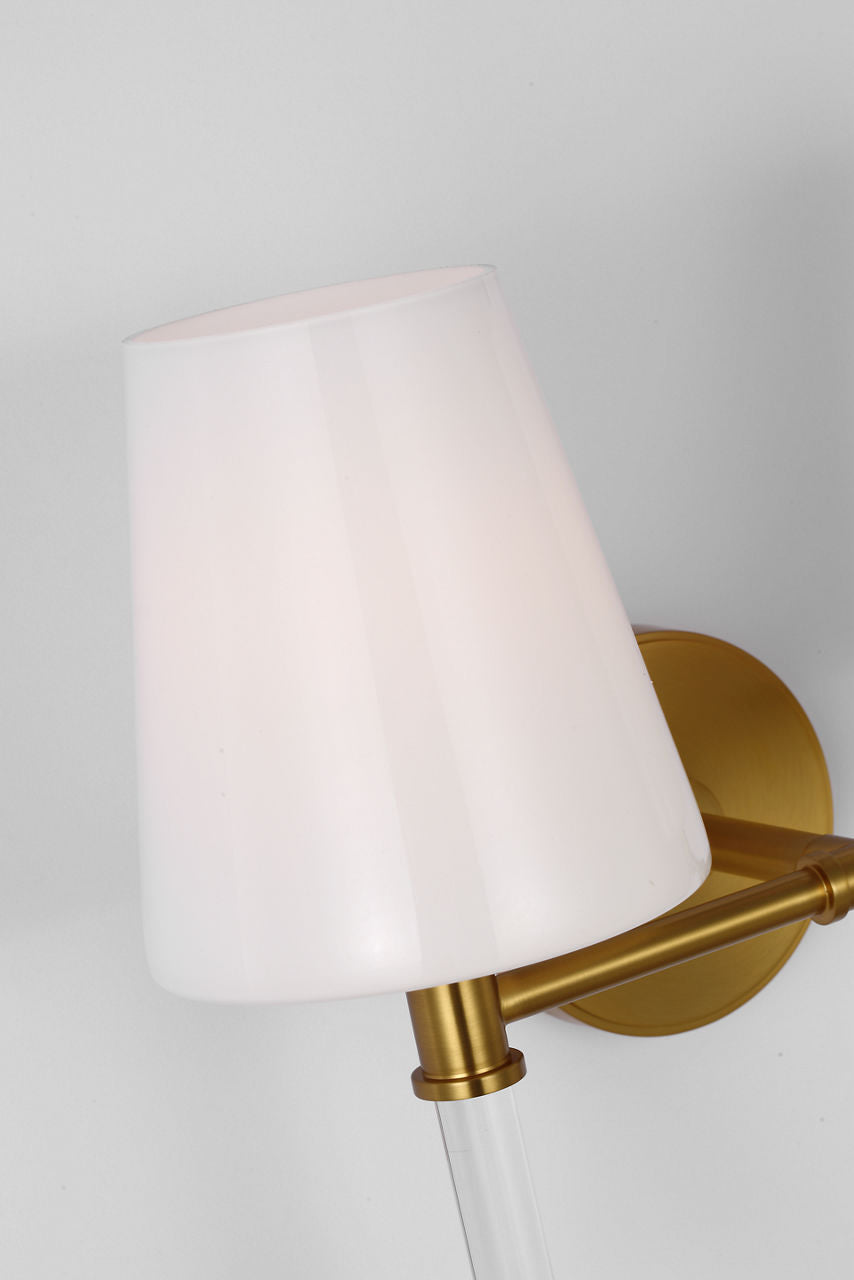 Hanover 2 - Light Vanity Burnished Brass