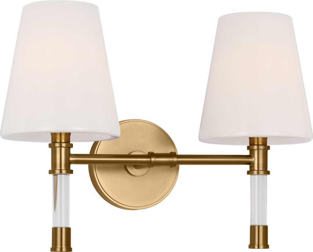 Hanover 2 - Light Vanity Burnished Brass