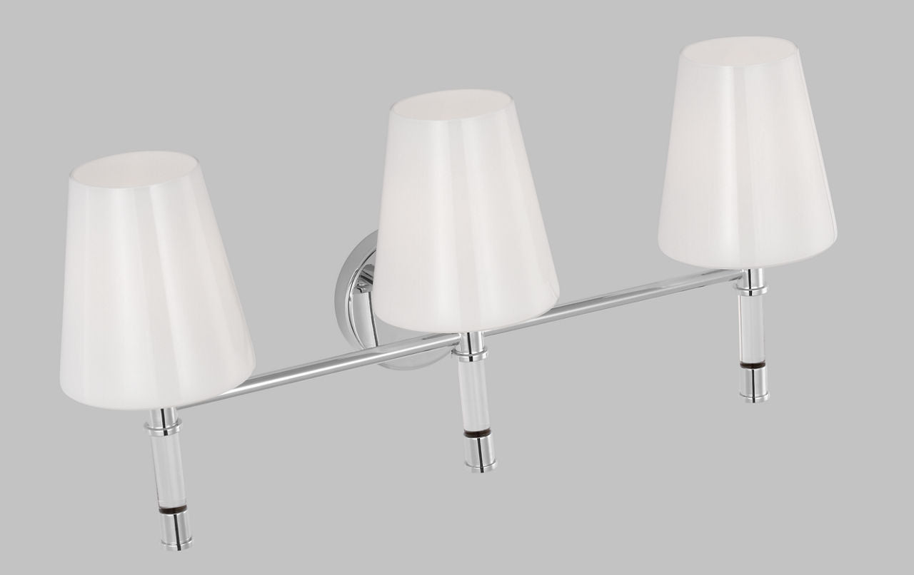 Hanover 3 - Light Vanity Polished Nickel