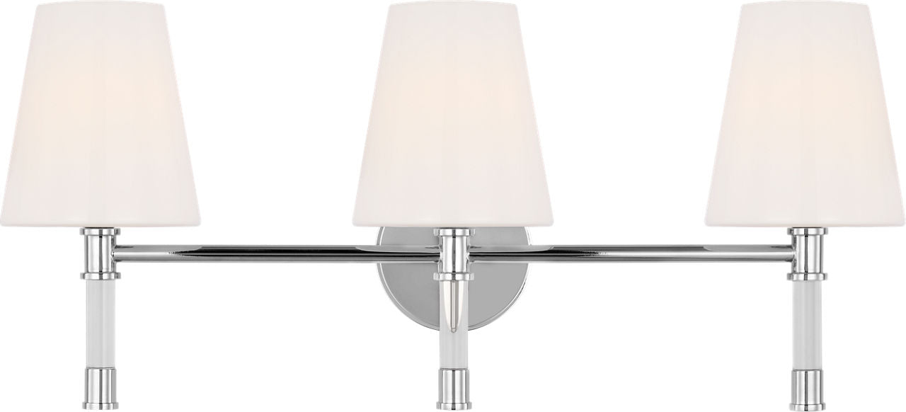 Hanover 3 - Light Vanity Polished Nickel