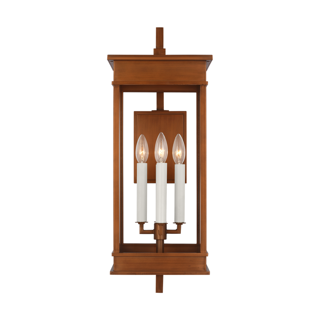 Cupertino Large Bracket Wall Lantern Natural Copper