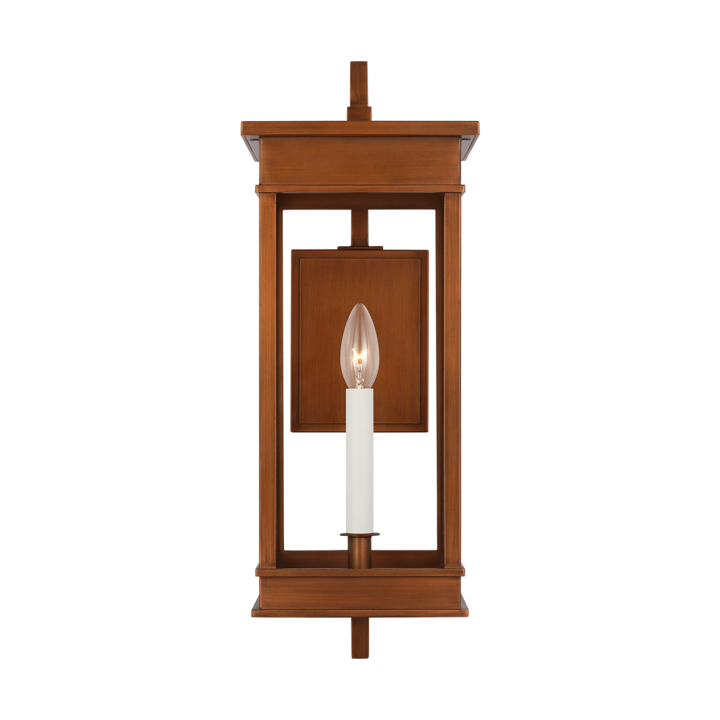 Cupertino Medium Bracket Wall Lantern Natural Copper