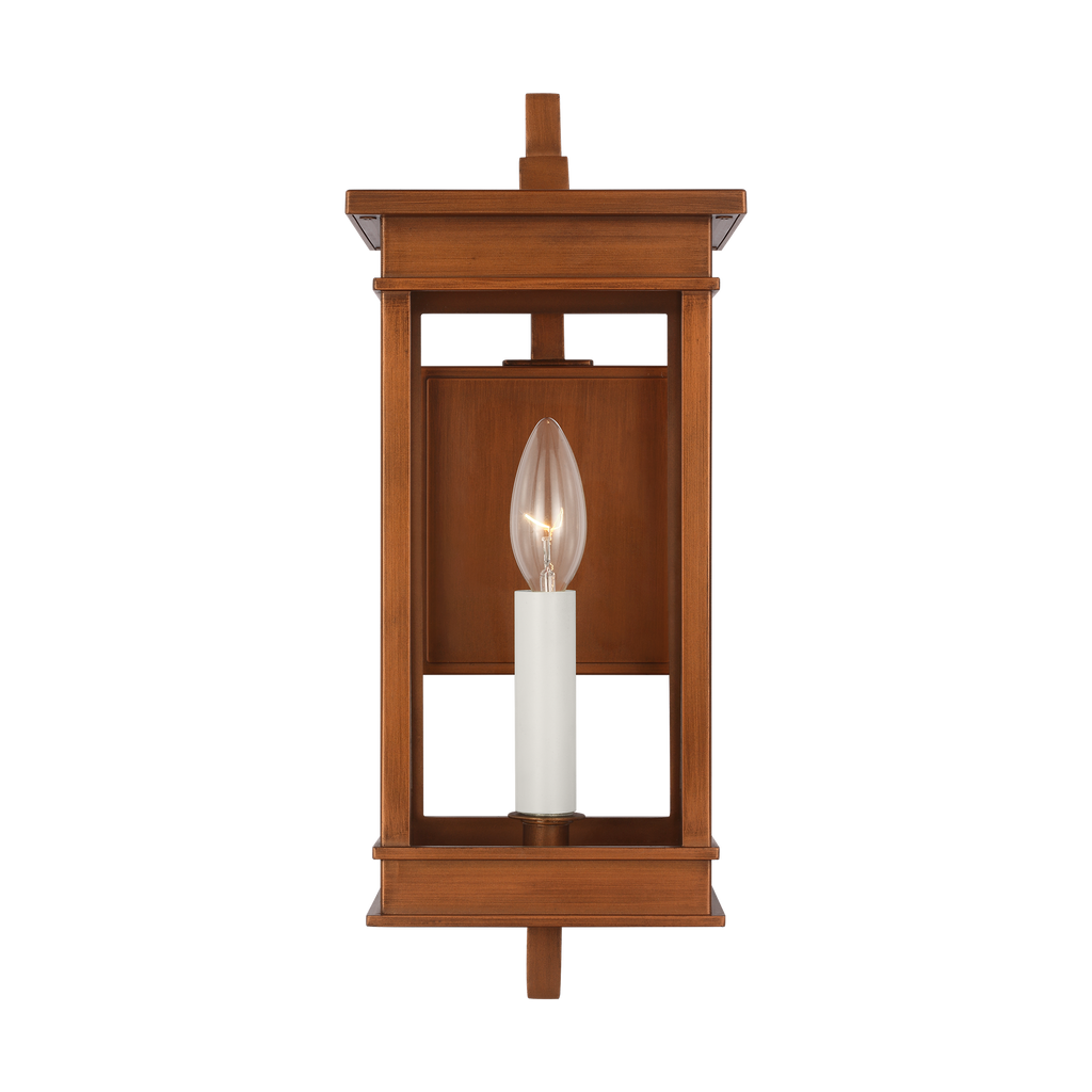 Cupertino Small Bracket Wall Lantern Natural Copper