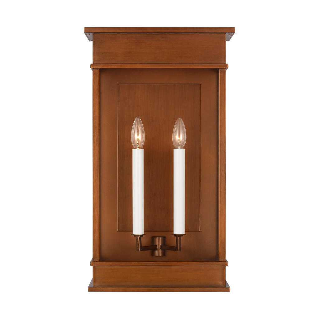 Cupertino Extra Large Wall Lantern Natural Copper