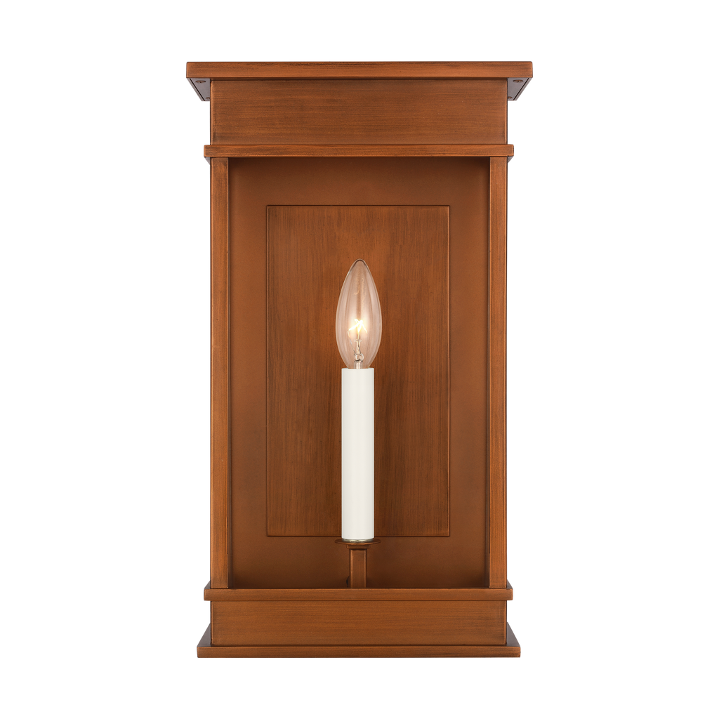 Cupertino Medium Wall Lantern Natural Copper
