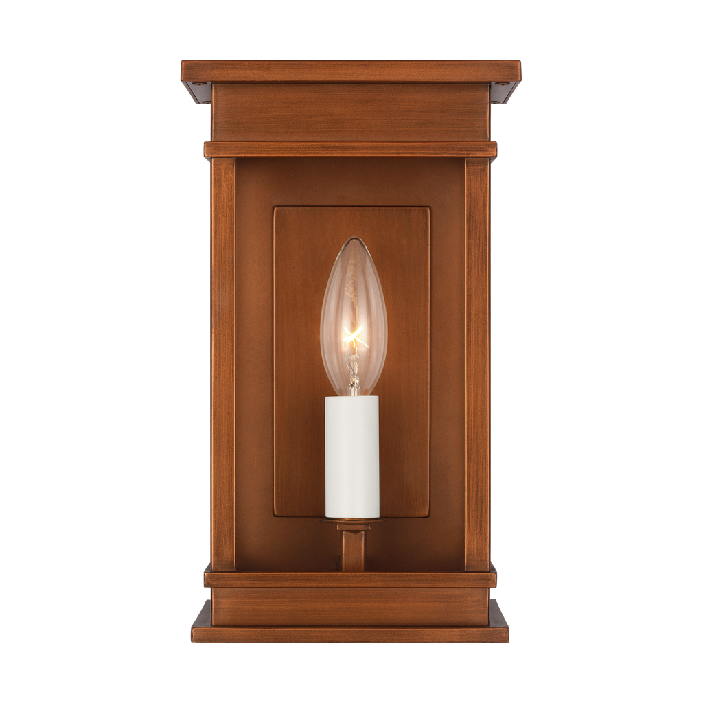 Cupertino Mini Wall Lantern Natural Copper