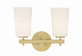 Colton 14.75'' Aged Brass Sconce