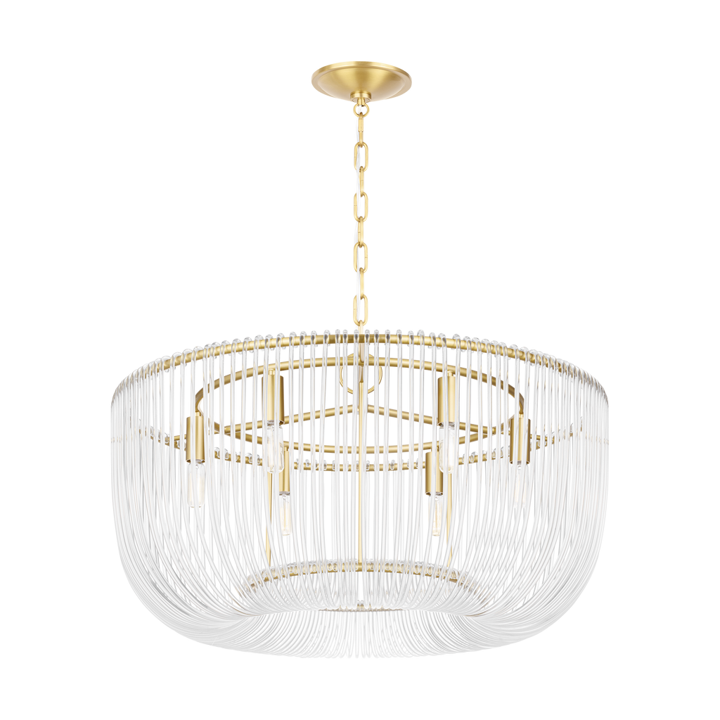 Pierce Medium Pendant Burnished Brass