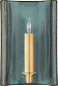 Leeds Small Rectangle Sconce | Oslo Blue