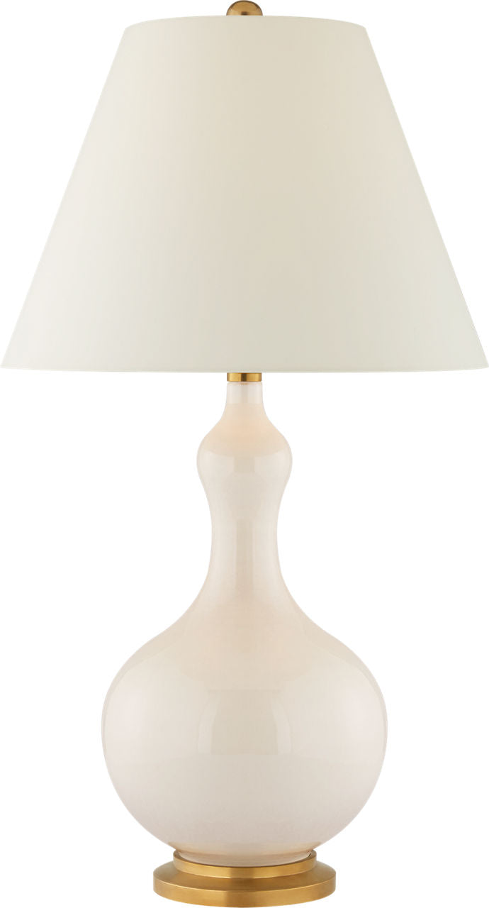 Addison Medium Table Lamp | Ivory | Natural Percale Shade