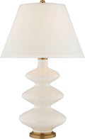 Smith Medium Table Lamp | Ivory | Linen Shade