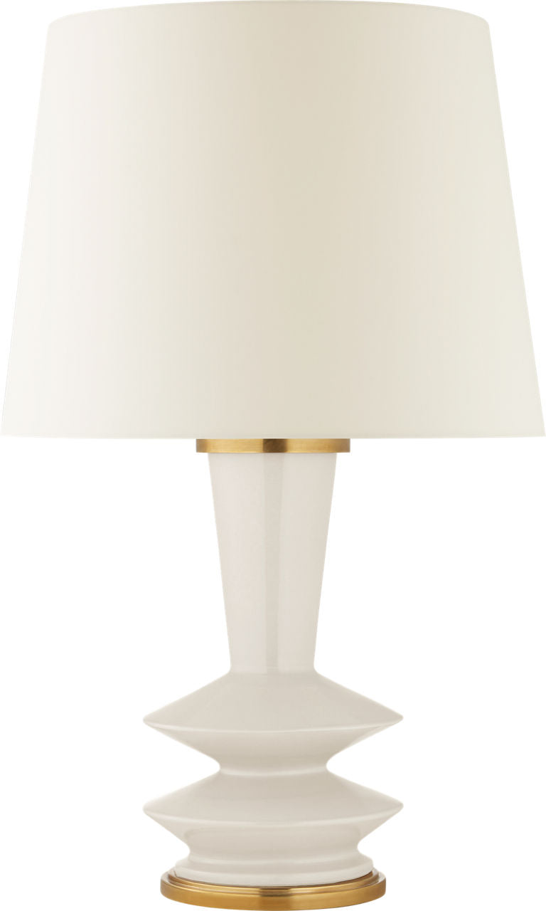 Whittaker Medium Table Lamp | Ivory | Linen Shade