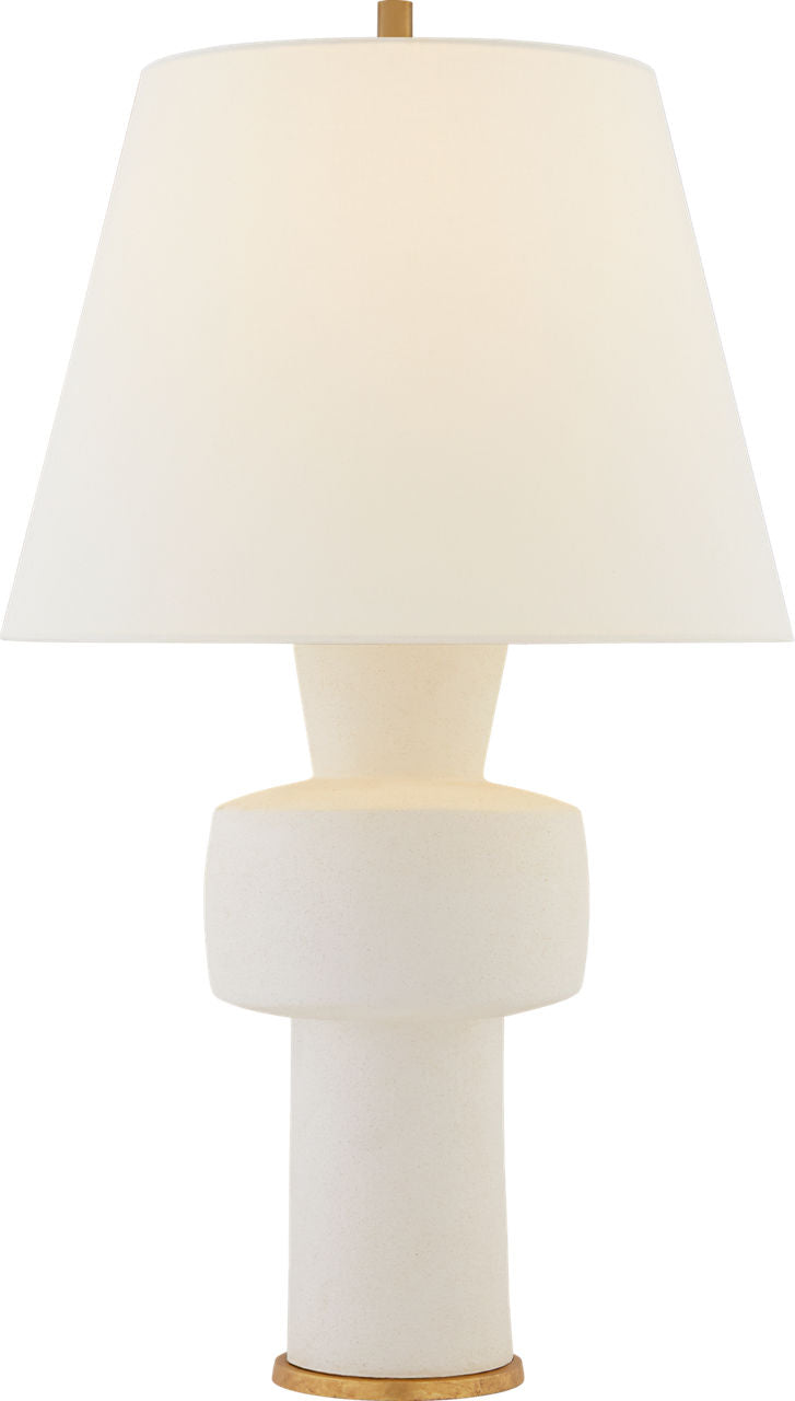 Eerdmans Medium Table Lamp | Sandy White | Linen Shade