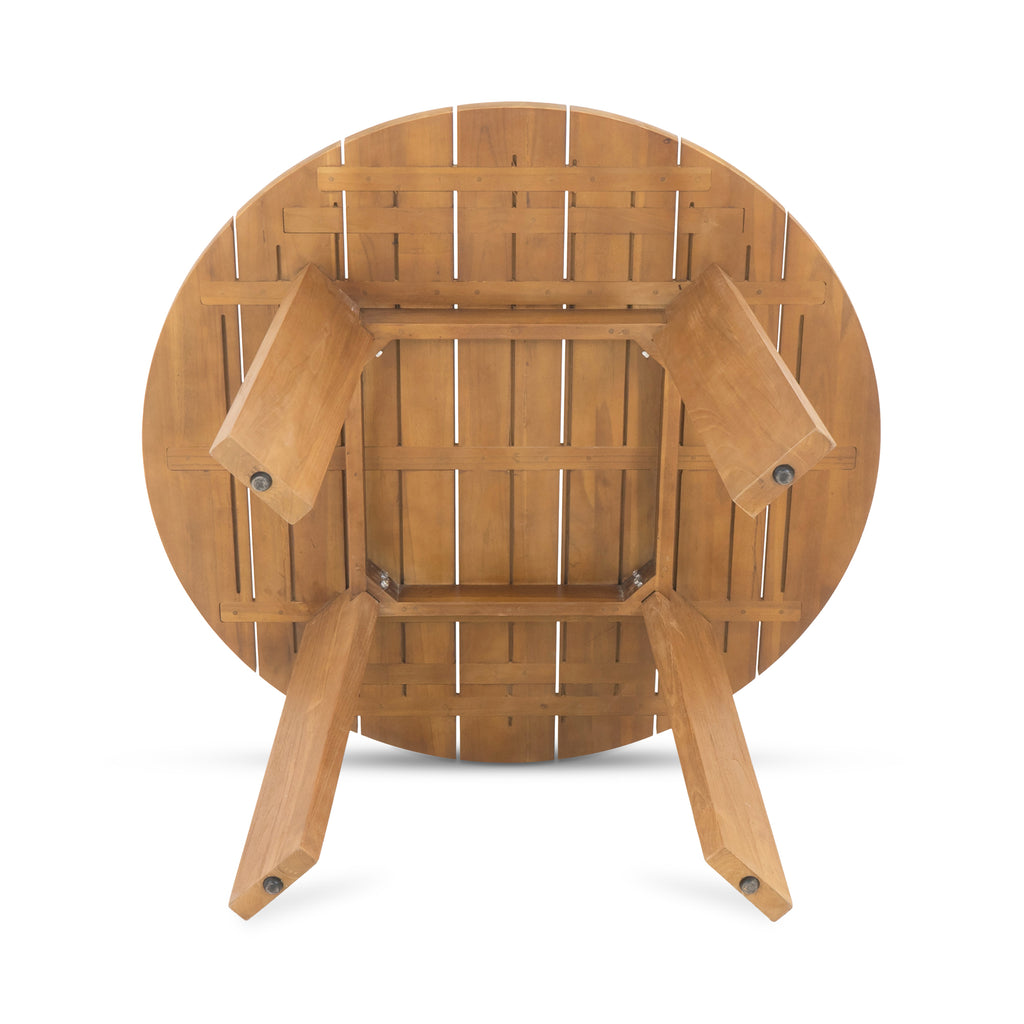 Delta Round Outdoor Dining Table Natural